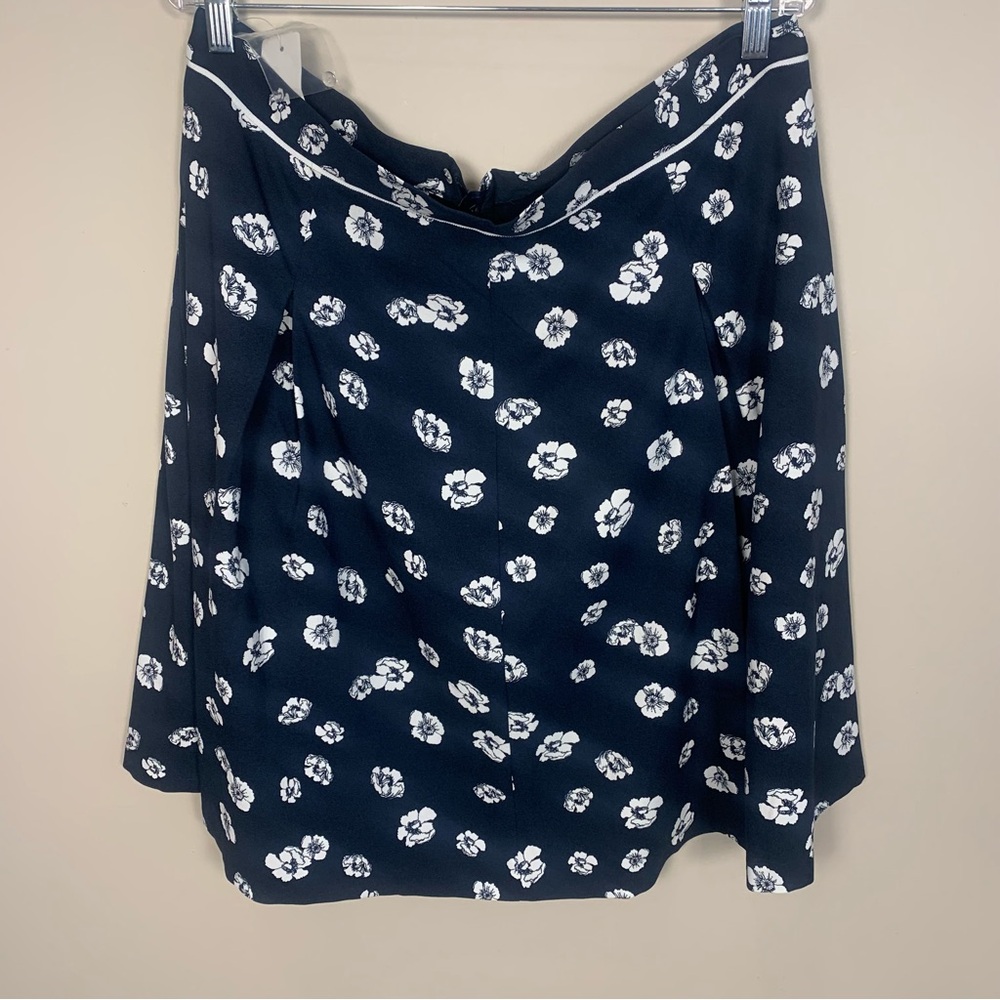 Brooks Brothers A Line Floral Knee Length Skirt